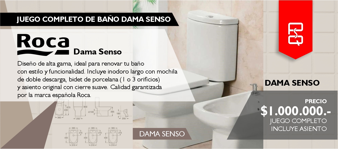 juego de baño completo roca