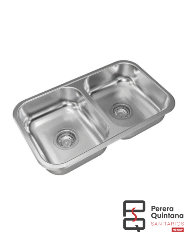 JOHNSON C2818 (59X34X18) BACHA DOBLE Bacha doble Johnson C2818 acero inoxidable 59x34x18.