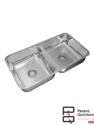 Bacha doble Johnson C37 acero inoxidable 70,8x37x15.