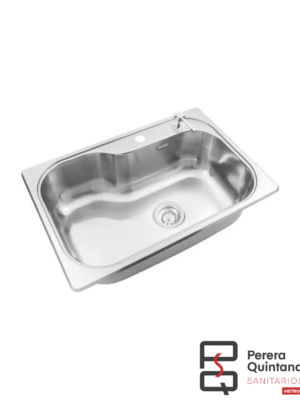 Bacha simple Johnson Luxor Compact S171 AST de acero inoxidable, diseño moderno y resistente.