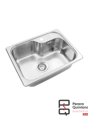 Bacha simple Johnson Luxor Compact S171 AST de acero inoxidable, diseño moderno y resistente.