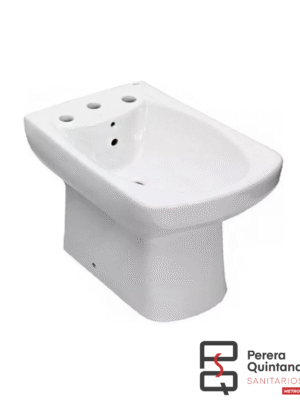Bidet Roca Dama Senso blanco de 3 agujeros, diseño moderno y elegante