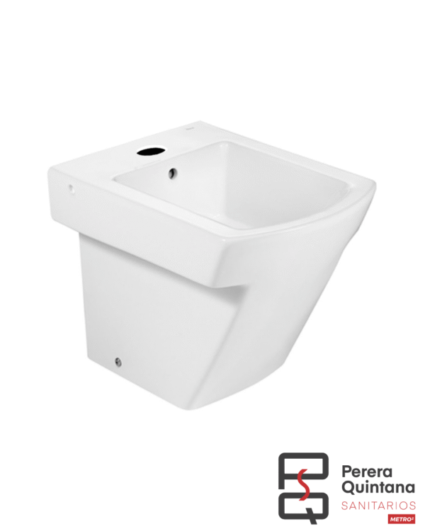 Bidet Roca Hall blanco de 1 agujero, diseño moderno y compacto
