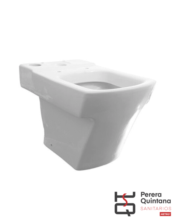 Inodoro largo Roca Hall blanco, diseño moderno y confortable