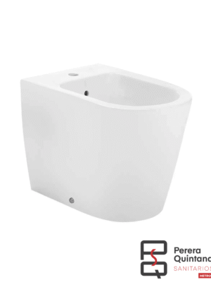 Bidet Roca Inspira de 1 agujero en porcelana blanca, diseño moderno y elegante.