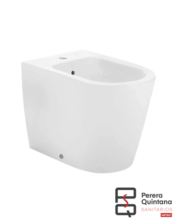 Bidet Roca Inspira de 1 agujero en porcelana blanca, diseño moderno y elegante.