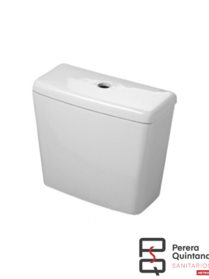 Depósito a codo Roca Italiana en porcelana blanca, diseño tradicional y resistente.