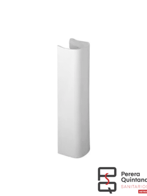 Columna Roca Mónaco en porcelana blanca, diseño clásico y resistente.