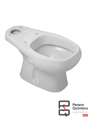Inodoro largo Roca Mónaco blanco de porcelana sanitaria.