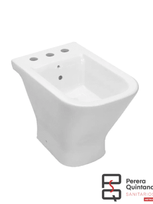Bidet Roca The Gap 3 agujeros en porcelana blanca.