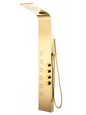 DUBAI 1 GORENA DUBAI 1400X200 ACERO INOX ACABAD DOBRADO