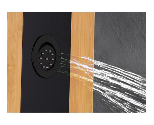 GORENA OSTENDE 1400X200 BAMBU ALUM TERM NEGRO