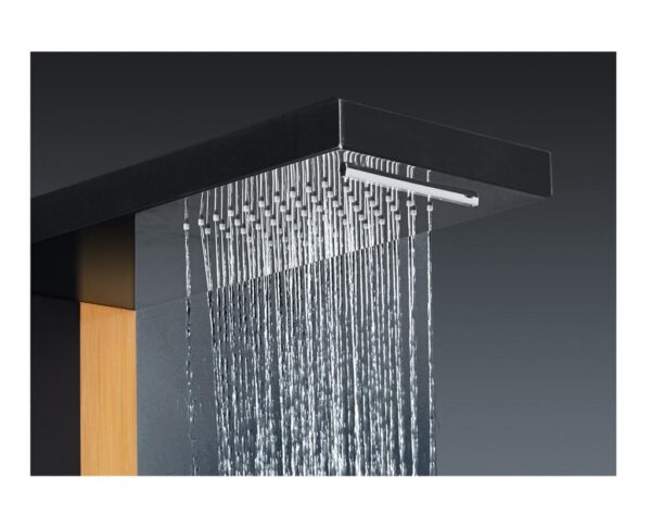 GORENA OSTENDE 1400X200 BAMBU ALUM TERM NEGRO