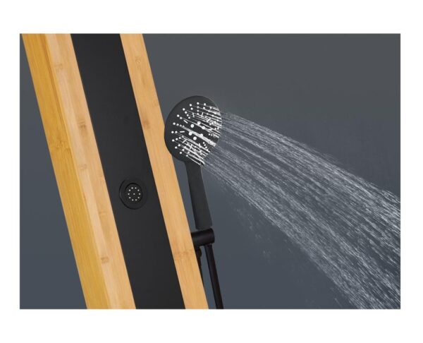 GORENA OSTENDE 1400X200 BAMBU ALUM TERM NEGRO