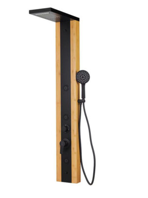 GORENA OSTENDE 1400X200 BAMBU ALUM TERM NEGRO