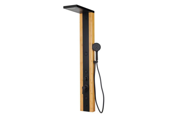 GORENA OSTENDE 1400X200 BAMBU ALUM TERM NEGRO