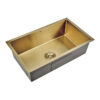 Bacha de Cocina de Acero Inoxidable Brushed Gold (750x450x220)