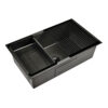Bacha de Cocina de Acero Inoxidable Brushed Black Gun (750x450x220)