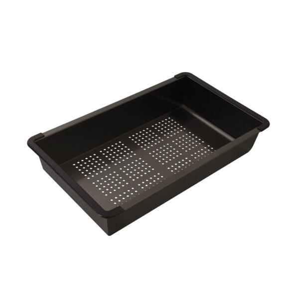 Bacha de Cocina de Acero Inoxidable Brushed Black Gun (750x450x220)